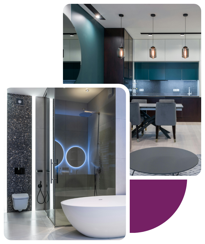 Ristrutturazione casa completa con bagno e cucina moderni